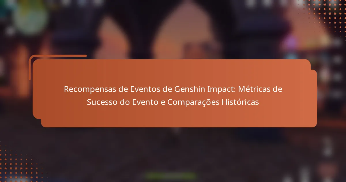 Recompensas de Eventos de Genshin Impact: Métricas de Sucesso do Evento e Comparações Históricas